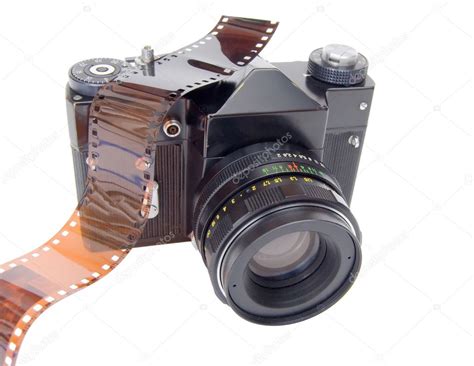 Old Camera And Film Reel — Stock Photo © Silverkblack 1449669