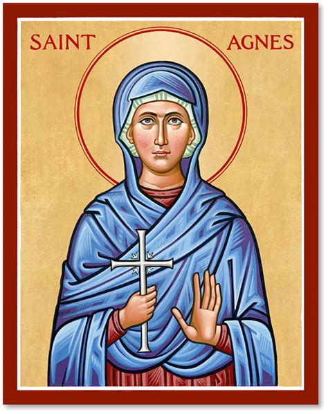 Women Saints St Agnes Icon Monastery Icons