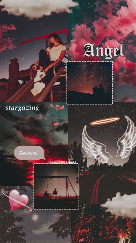 Red E Girl Angel Aesthetic In 2020 With Images Angel Wallpaper