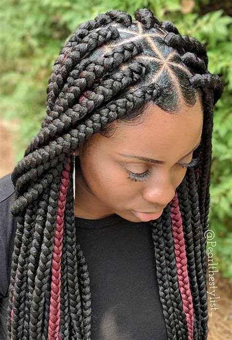 The double goddess braids hairstyle looks equally fabulous whether you're headed to the boxing bring or a fashion show. 41 Pretty Triangle Braids Hairstyles You Need to See ...