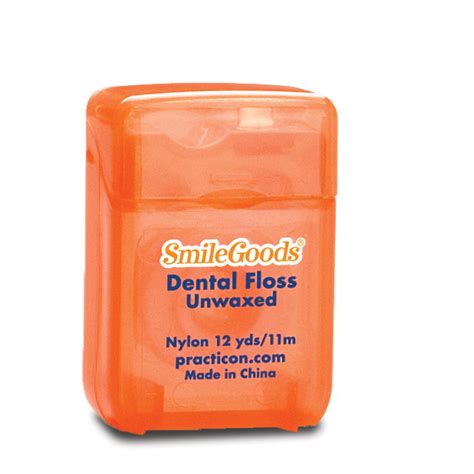 Smilegoods Unwaxed Dental Floss 72case Practicon Dental Supplies