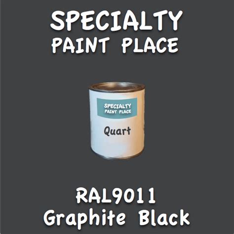 Ral 9011 Graphite Black Quart Can