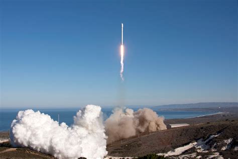 Spacexs New Falcon 9 Rocket Launch Soars From California First Person
