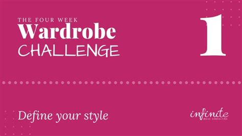 4 week wardrobe challenge infinite image consulting