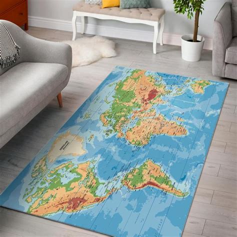 Classic World Map Area Rug World Map Rug Map Rug Area Rugs
