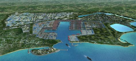 The Hambantota Port Development Project On South Coast Of Sri Lanka