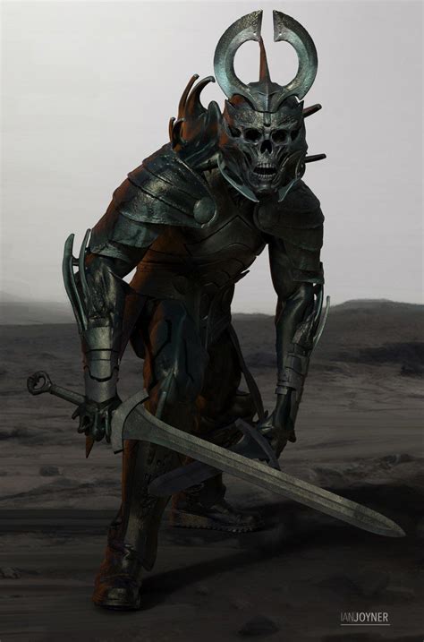 Captain Armor Modeled After Lord Arkons Menacing Skull