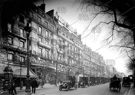Paris Le Boulevard Montmartre Vers 1910