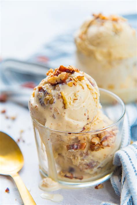 Butterscotch Pecan Ice Cream With Brown Butter The Flavor Bender