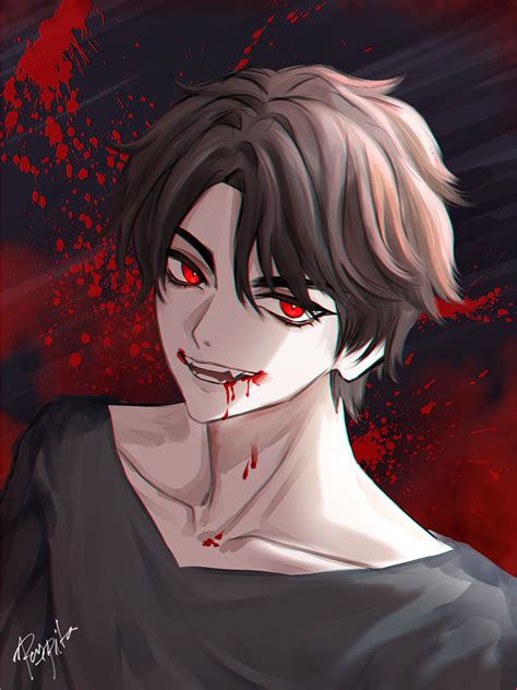 Vampire Anime Boy Drawing