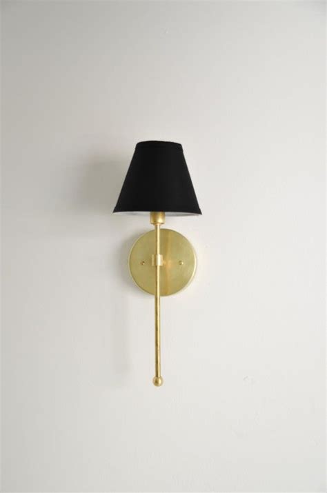 Modern Black And Gold Wall Sconce Jonathan Y Transitional 18 In W 2