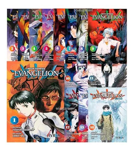 Manga Evangelion Neon Genesis 14 Tomos Completa Ed Deluxe Sk