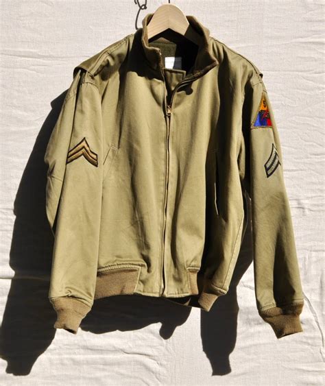 Ww2 Us Army タンカースジャケットreproduction Tankers Jacket 5th Armored Division