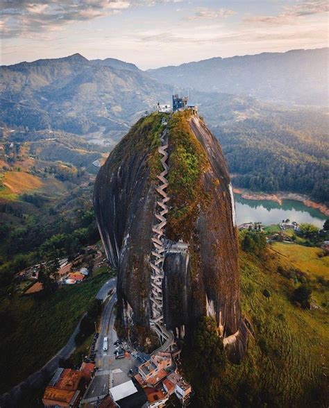 The Rock Of Guatape El Peñol Colombia Adventure World Adventure