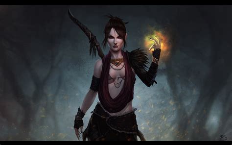 Morrigan From The Game Dragon Age Origins Wallpapers And Images Wallpapers Pictures Photos