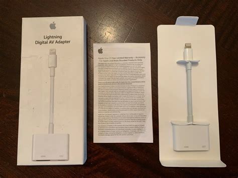 Genuine Oem Apple Lightning To Hdmi Digital Av Adapter Md826ama