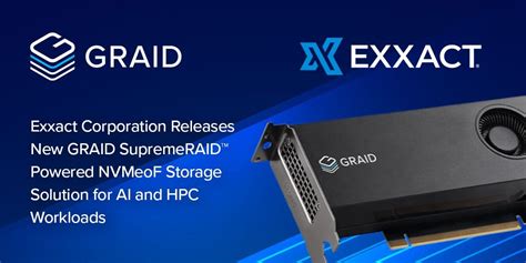 Graid Exxact Nvmeof Storage Solution For Ai And Hpc Workloads