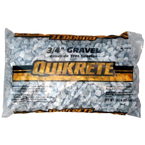 Quikrete 50 lb. 3/4 in. Gravel-115245 - The Home Depot