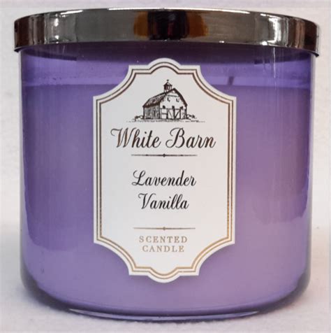 1 Bath And Body Works Lavender Vanilla Large 3 Wick Candle 145 Oz Ebay