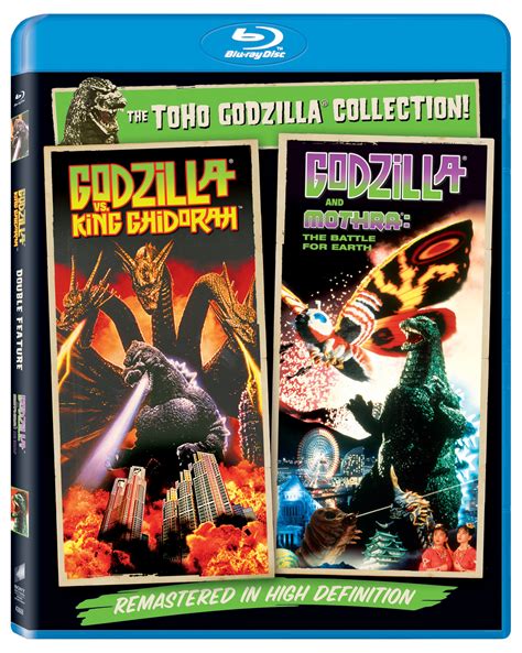 Sony Toho Godzilla Collection Double Feature Blu Rays Tokunation