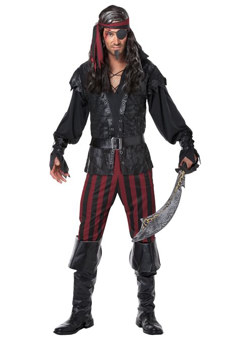 Ruthless Rogue Pirate Costume For Men