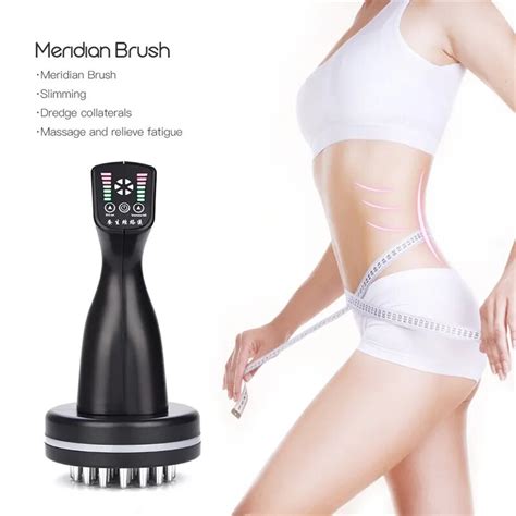 Electric Needleless Intelligent Meridian Massager Brush Far Infrared Detoxification Therapy