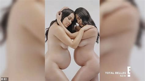 Total Bellas Nikki And Brie Bella Pose Naked For Pregnancy Photoshoot
