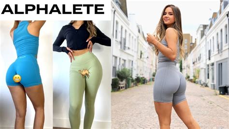 Alphalete Try On Haul 2021 Amplify Leggings Shorts And More Youtube