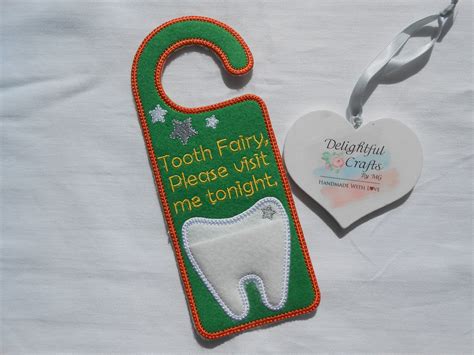 Tooth Fairy Door Hanger Tooth Fairy Ts Tooth Fairy Girl Etsy