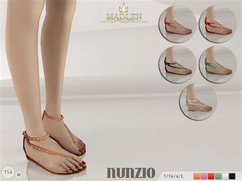 The Sims Resource Madlen Nunzio Sandals By Mj95 • Sims 4 Downloads