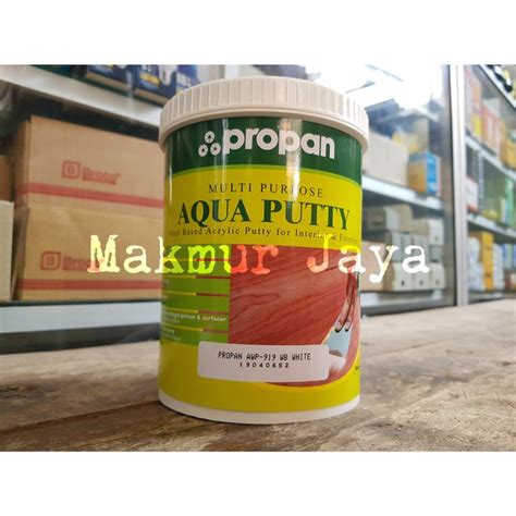 jual propan aqua putty putih dempul kayu water based abu abu diskon shopee indonesia