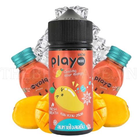 bán tinh dầu vape malaysia xoài play 100ml thuốc lá shisha điện tử