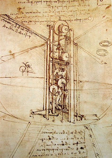 Leonardo Da Vinci Mechanical Drawings