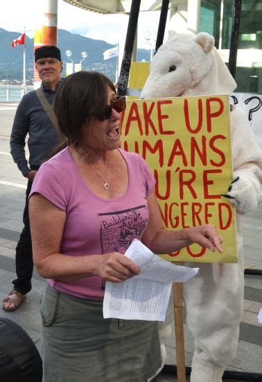 Facts Bear Witness Outside Fossil Fool Fest Vancouver Media Co Op
