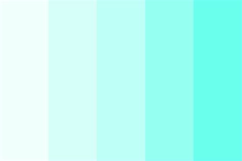 Pastel Neon Aqua Color Palette Turquoise Color Palette Green Colour