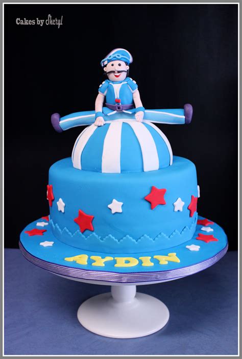 Lazy Towns Sportacus Theme Cake Lazy Town Themed Cakes Cupcake Cakes