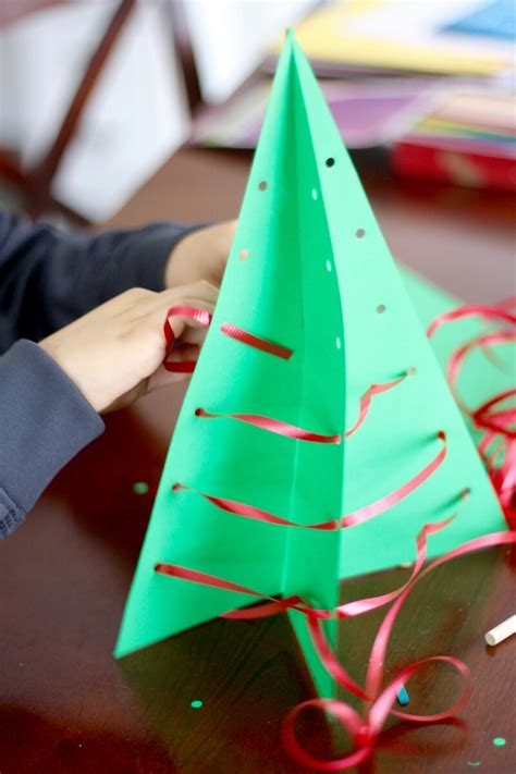 3d Christmas Tree Steam Craft And Decoration For Kids