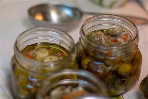 Italian Marinated Mushrooms Home Canning Recipe