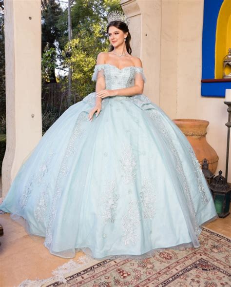 Light Blue Quinceanera Dress Quinceanera Style