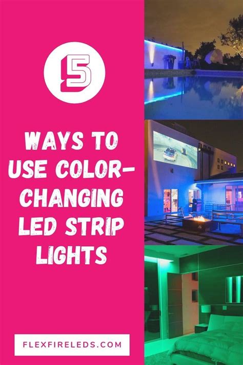 5 Ways To Use Color Changing Led Strip Lights In Your Home Inside Or