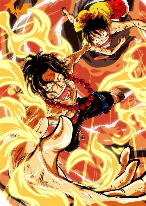 One Piece Luffy And Ace