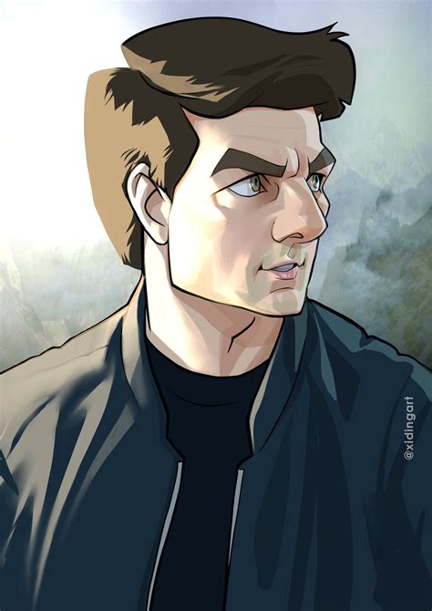 Artstation Cartoon Caricature Of Tom Cruise