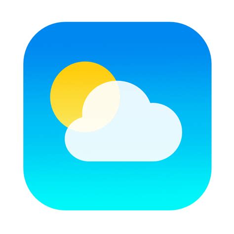 8 Ios 7 Weather Icon Images Weather App Icon Iphone Ios 7 Camera
