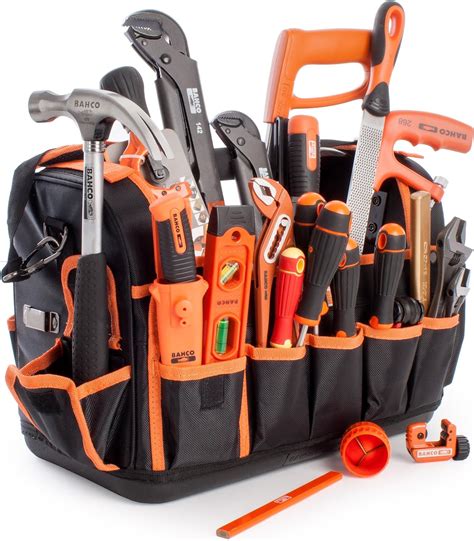 Bahco 3100tbts1 Plumbers Tool Kit Orangeblack Set Of 23 Pieces