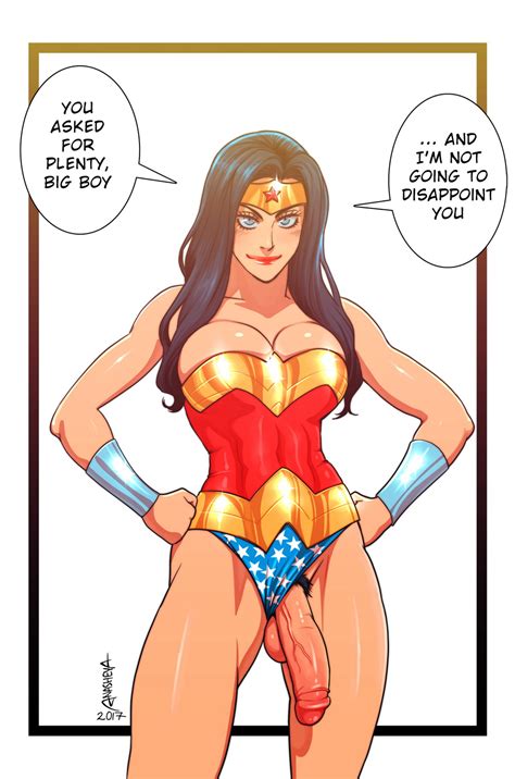 Wonder Woman Futanari Art Anasheya Futa Superheroes