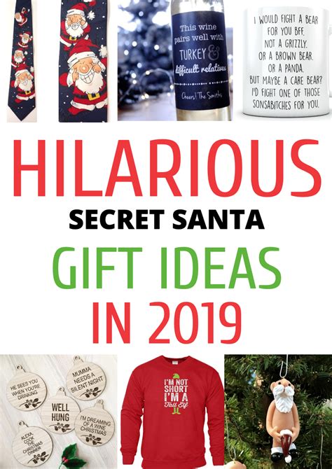 Best Funny Secret Santa Gifts Ideas Funny Secret Santa Gifts Santa My
