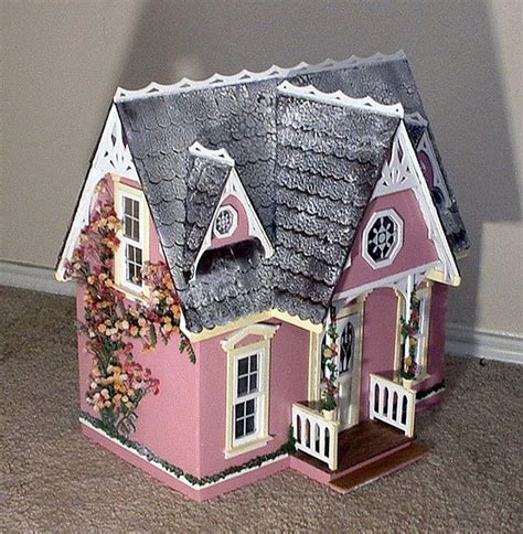 The Pink Orchid Doll House Cardboard House Doll House Plans