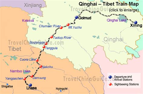 Tibet Trains Qinghai Tibet Railway Lhasa Express Map Schedule