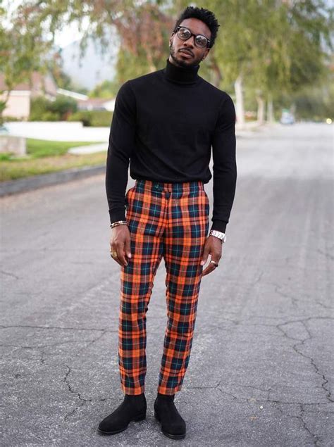 Plaid pants in woven, stretch cotton fabric with a regular waist and zip fly. Comment porter le pantalon tartan homme ce printemps ...