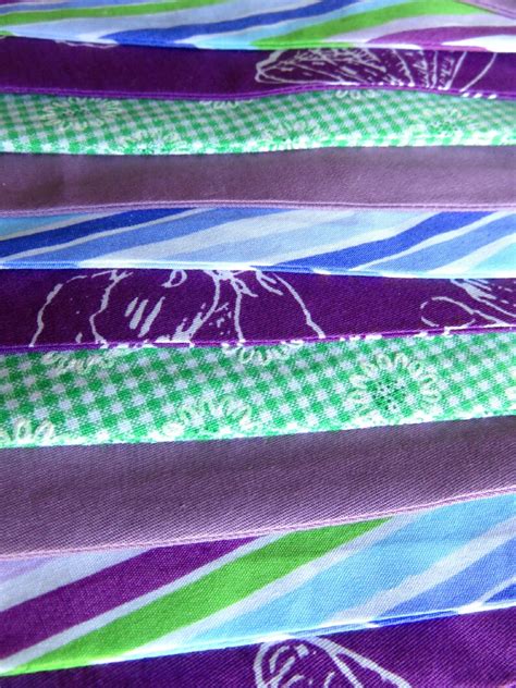 Purple And Green Fabric Bunting Stripes And Florals Nursery Etsy